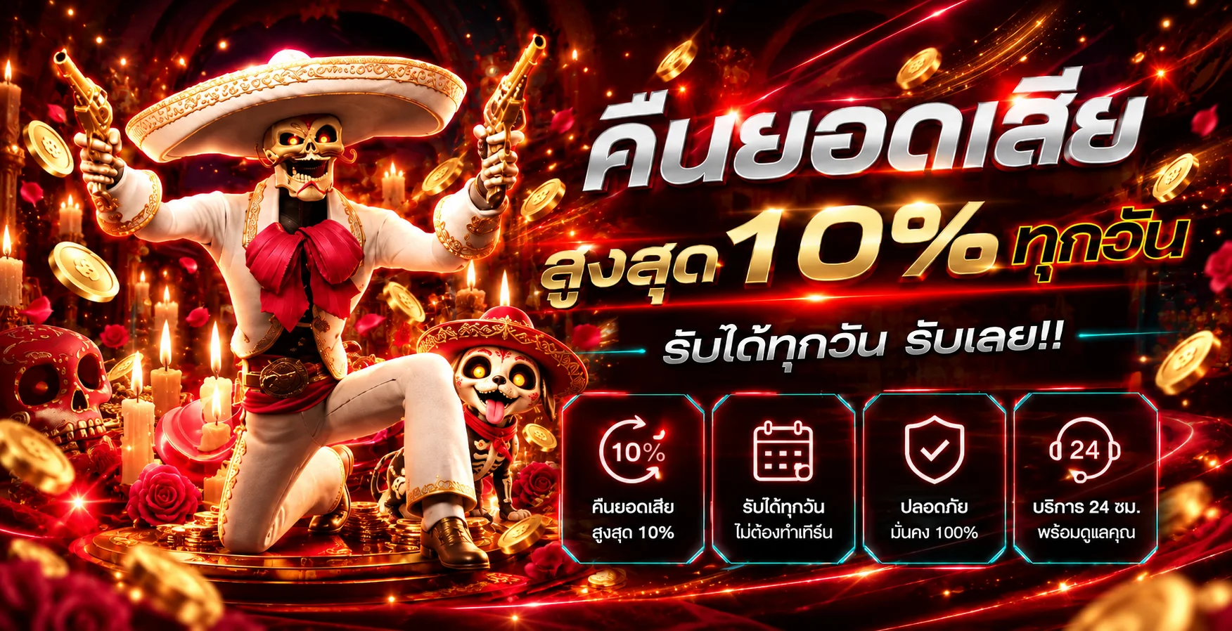 SAWAN365 โปรโมชั่นคืนยอดเสียรายวัน